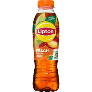 Bouteille de Lipton Ice Tea, boisson rafraîchissante au thé glacé avec une touche de fruits, idéale pour se désaltérer lors des journées chaudes ou pour accompagner vos repas.