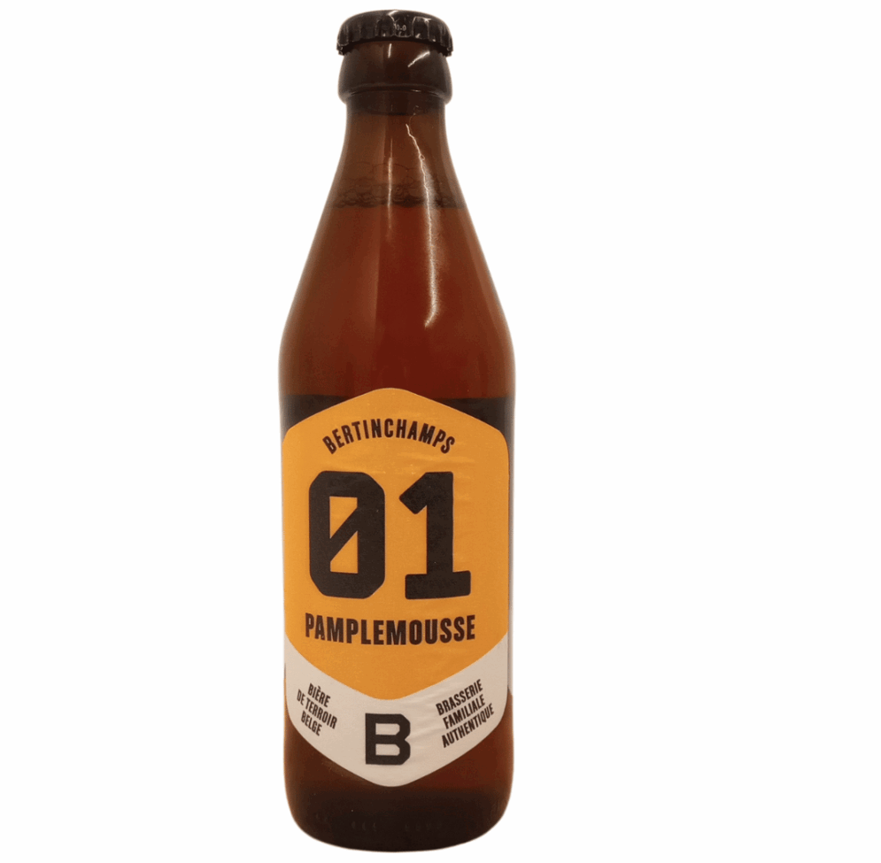 Bière Bertinchamps au pamplemousse, rafraîchissante et fruitée – bière artisanale belge Carrément Bon à Namur