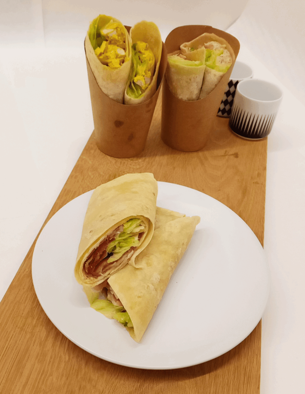 Wrap jambon italien Carrément Bon, garni de jambon de qualité, légumes, wrap artisanale 100% maison à Namur