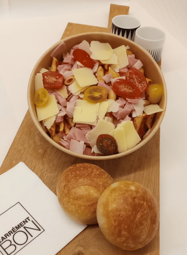 PÂTES TOMATES-JAMBON